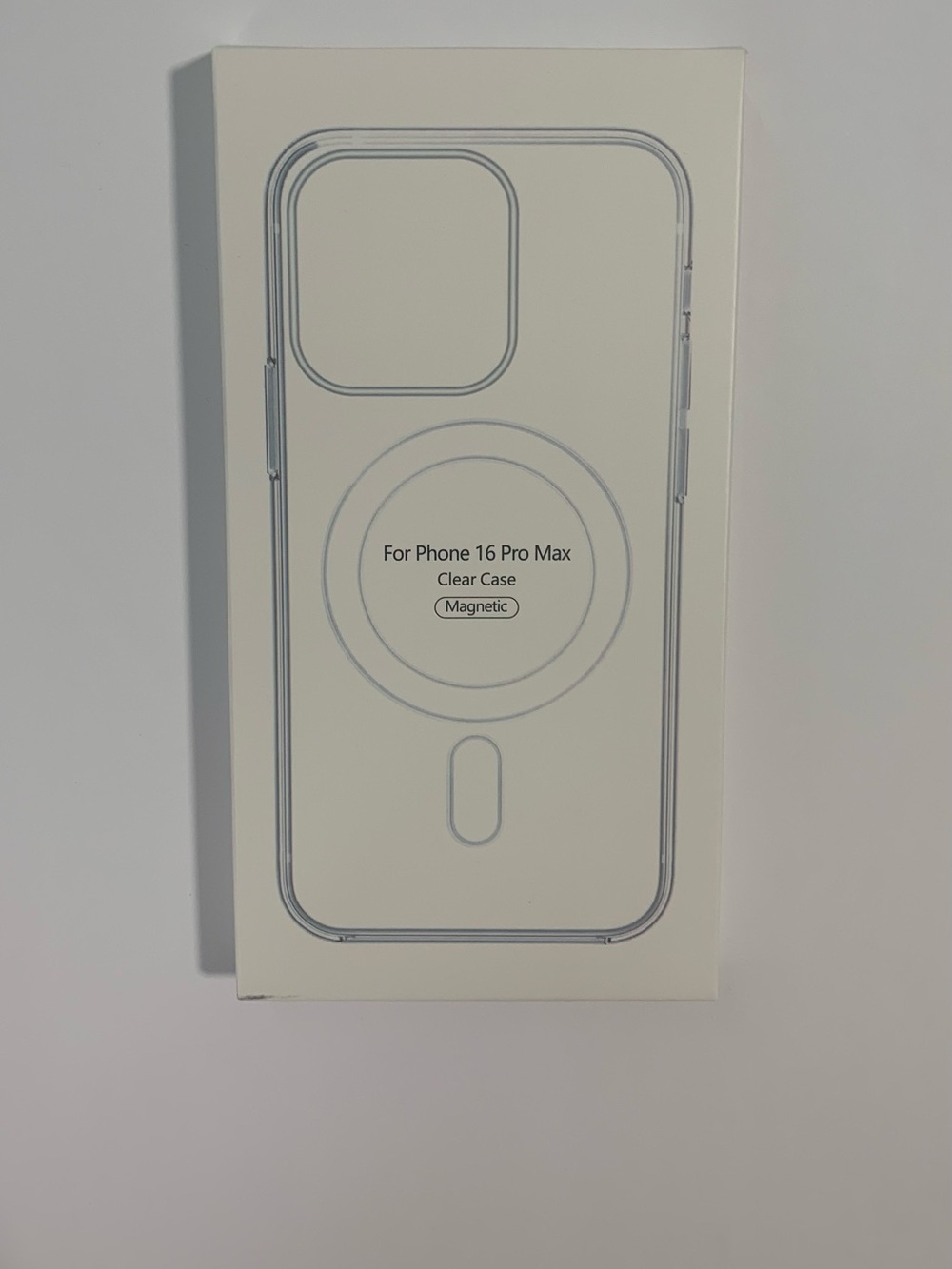 Clear Magnetic Phone Case for Phone 16 Pro Max - Transparent